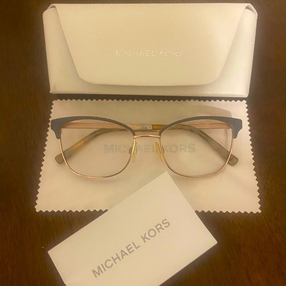 Michael Kors Accessories - Michael Kors MK 3012 Adrianna IV Women's Eyeglasses Glasses. Gold & Grey